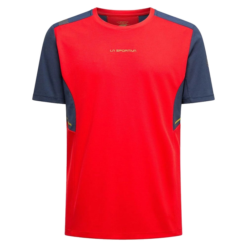 La Sportiva Ridge T-Shirt  Mountain Red/Night Sky
