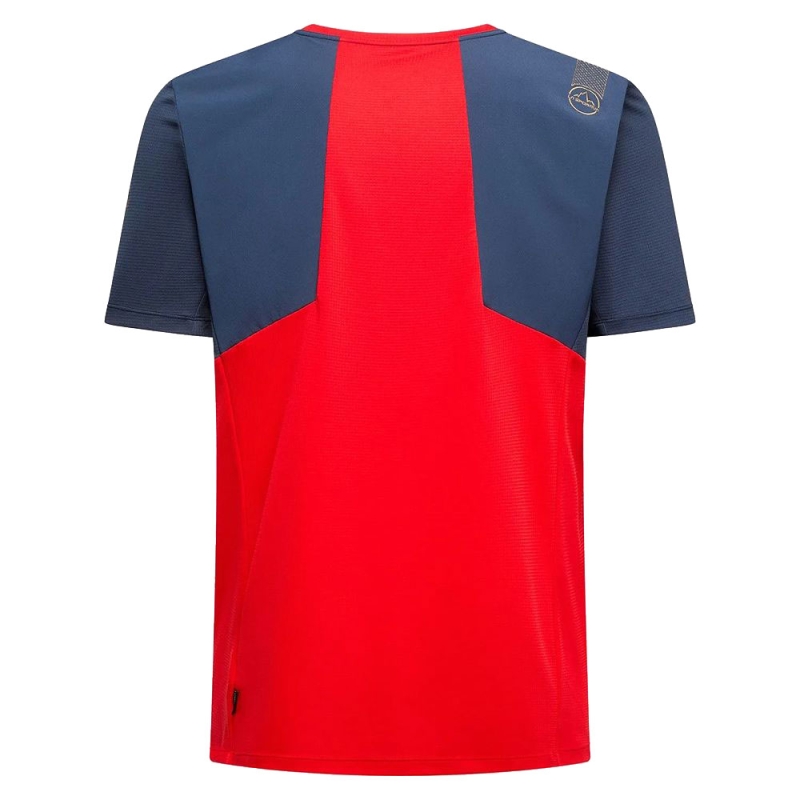 La Sportiva Ridge T-Shirt  Mountain Red/Night Sky