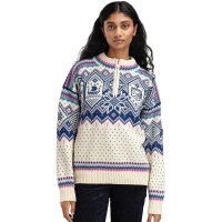Dale VM Trondheim Sweater Women's Offwhite  Indigo  Orchid