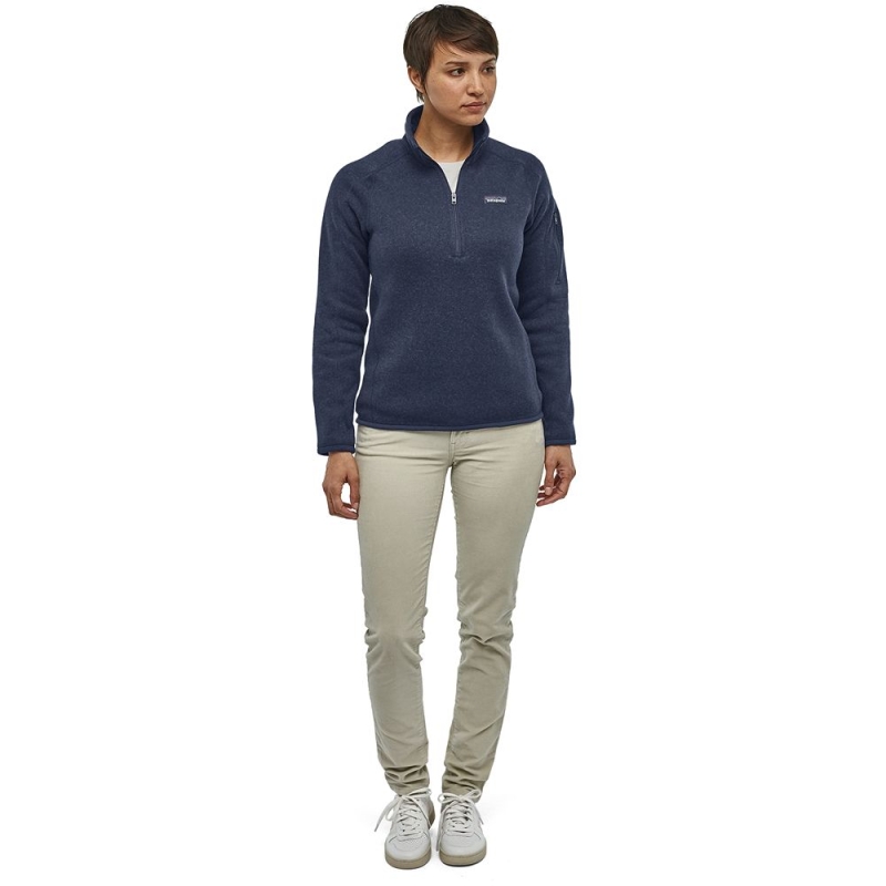 Patagonia Better Sweater 1/4 Zip Women's New Navy