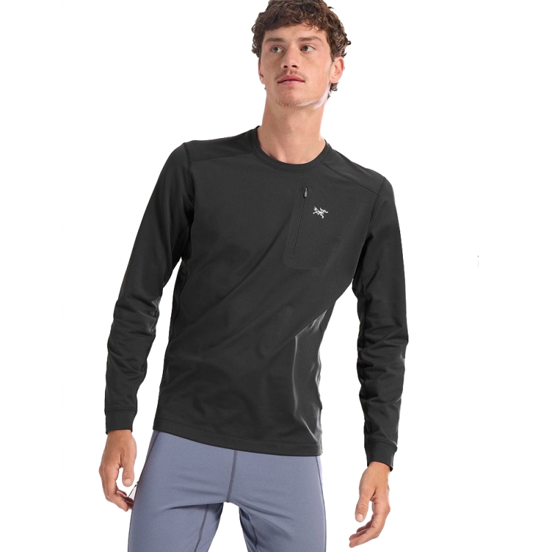 Arc'teryx Rho Lt Crew Neck Black