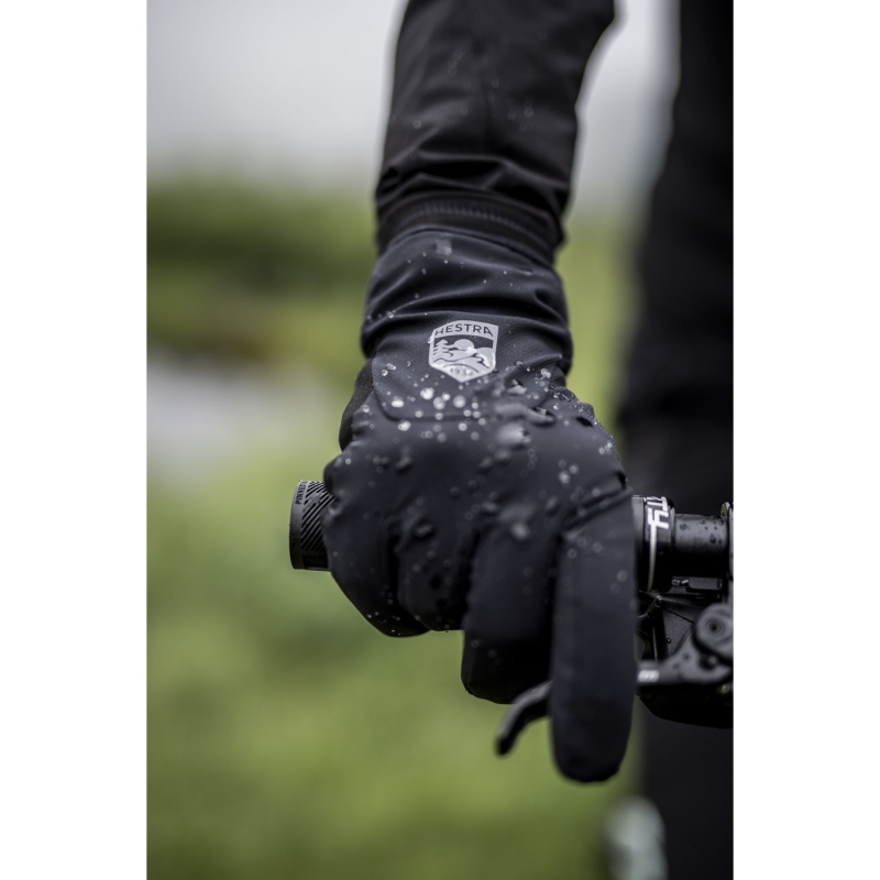 Hestra CZone Bike Mistral - 5  finger  Black