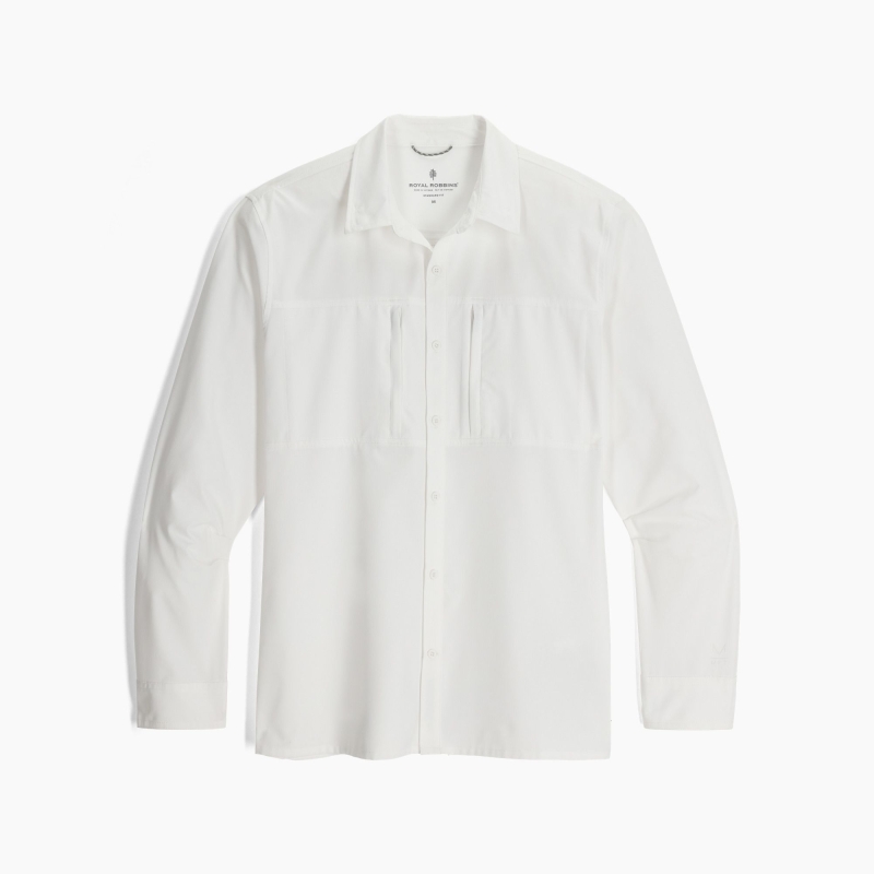 Royal Robbins Expedition III L/S White