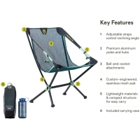 Nemo Moonlite Reclining Camp Chair Lagoon
