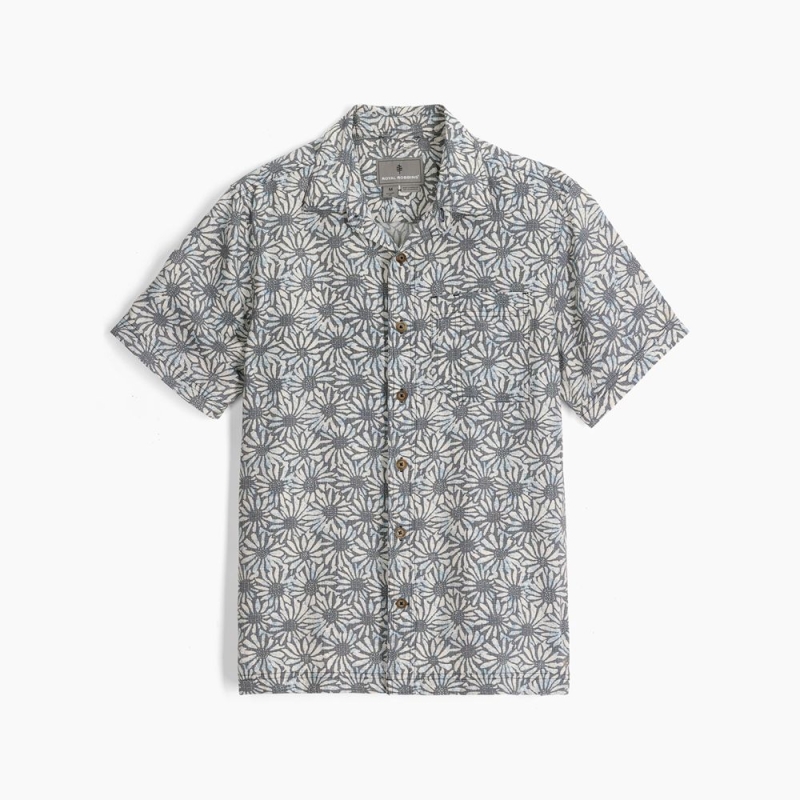 Royal Robbins Camino Pucker S/S Deep Blue Caledonia Pt