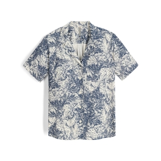 Royal Robbins Spotless Evolution Meadow S/S Women's Deep Blue Fern Pt