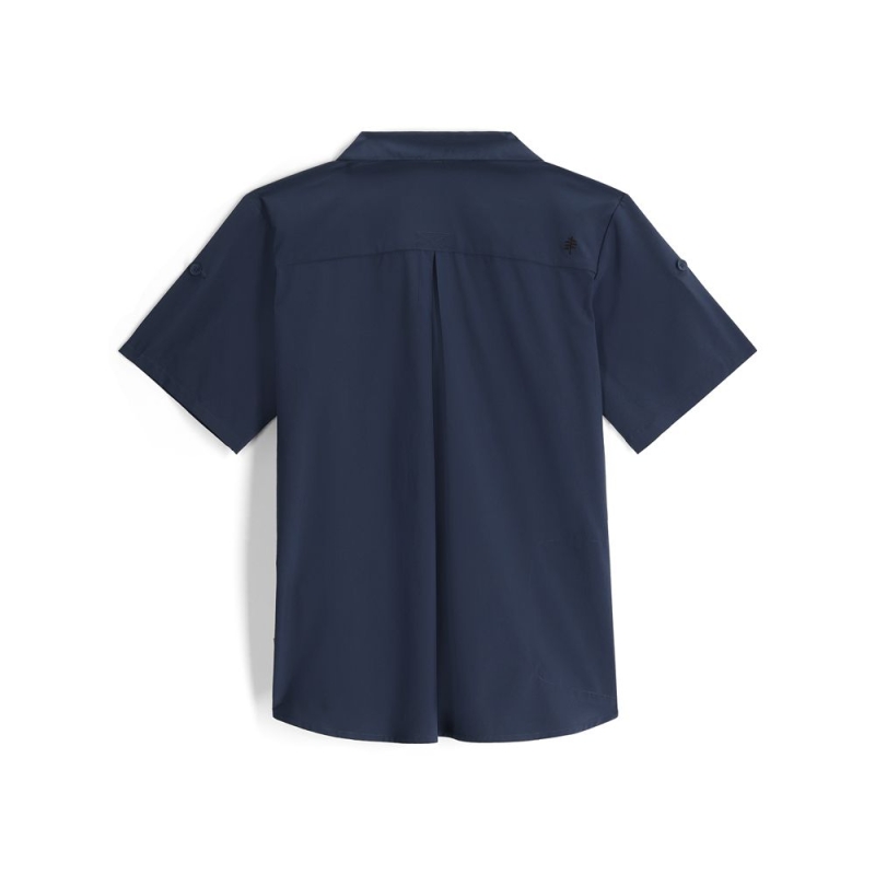 Royal Robbins Spotless Evolution Meadow S/S Women's Navy