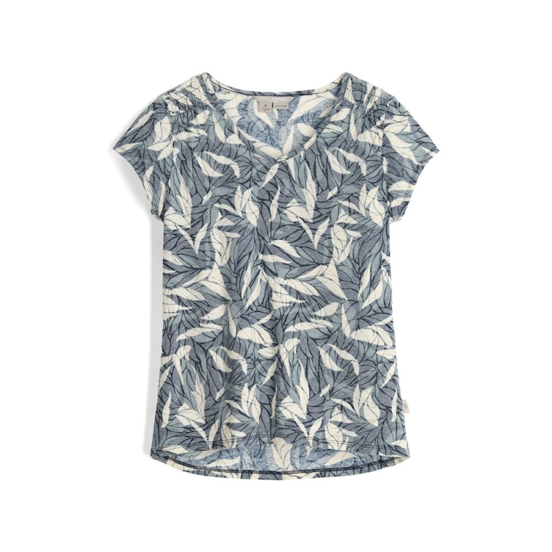 Royal Robbins Featherweight Tee Women's Deep Blue Presidio Pt