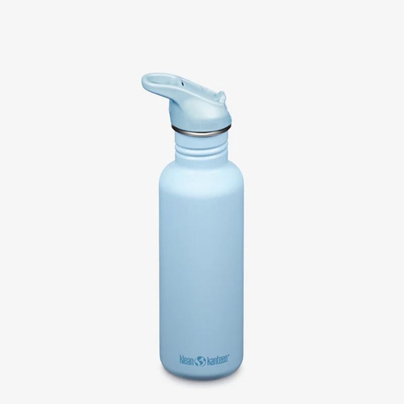 Klean Kanteen Drinkfles Classic Narrow met flip/sportdop, 532ml Clear Sky