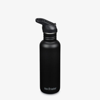 Klean Kanteen Drinkfles Classic met flip/sportdop, 800ml Black