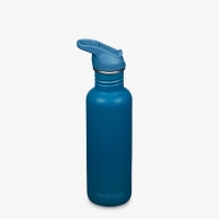 Klean Kanteen Drinkfles Classic met flip/sportdop, 800ml Corsair