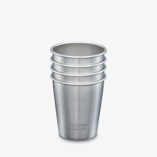 Klean Kanteen Beker 295ml - 4pack Brushed Stainless