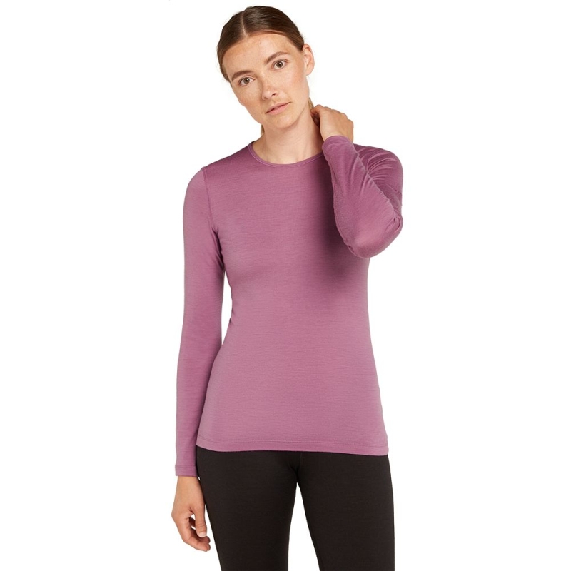 Icebreaker 200 Oasis LS Crewe Women's Deco