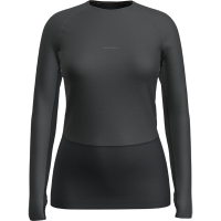 Icebreaker ZoneKnit 200 LS Crewe Women's Jet Hthr/Blk/Metro H/CB