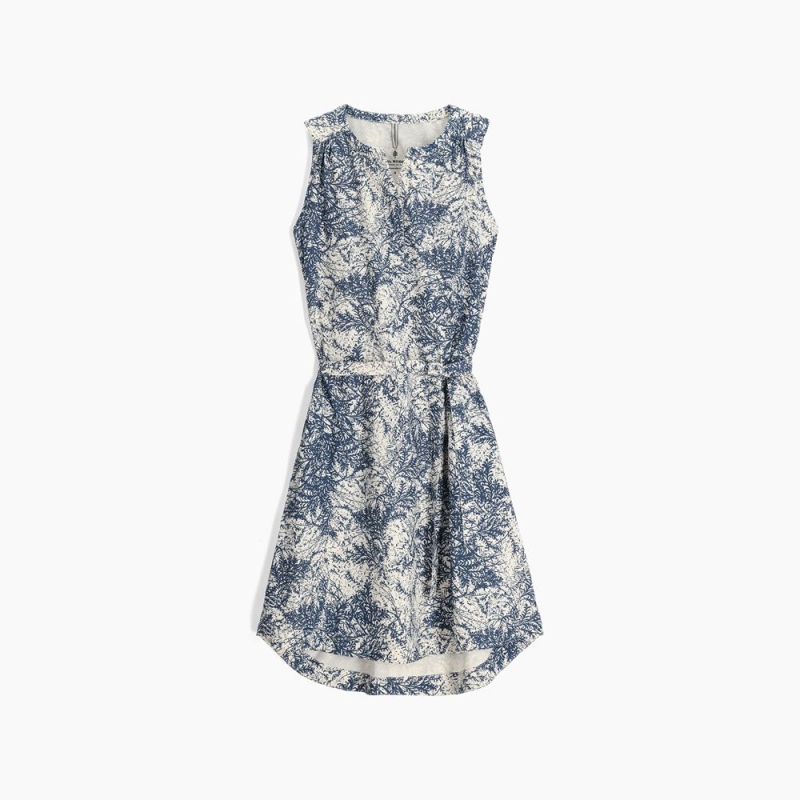 Royal Robbins Spotless Traveler Tank Dress Deep Blue Fern Pt