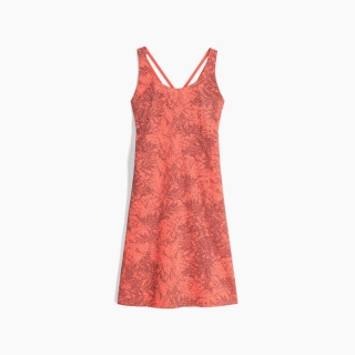 Royal Robbins Spotless Evolution Tank Dress Rosefinch Fern Pt