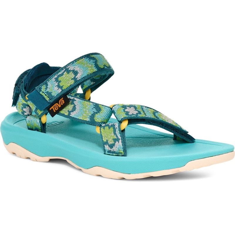Teva Hurricane XLT 2 Children Neon Floral Bright Teal