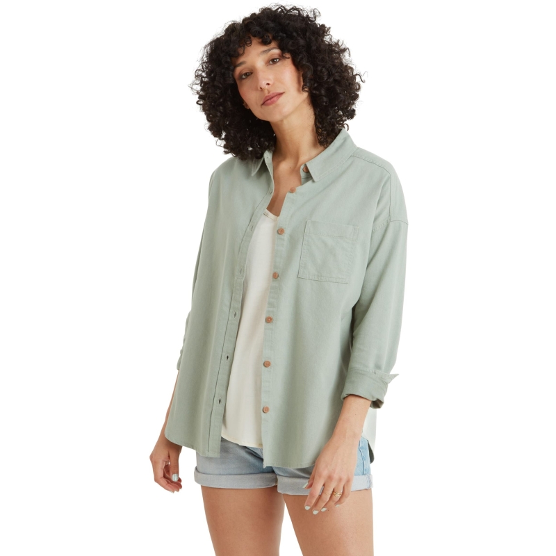 Sherpa Palmo L/S Shirt Women's Celery