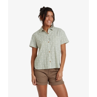 Sherpa Jaya Camp Shirt Women's Celery Indi Blossom