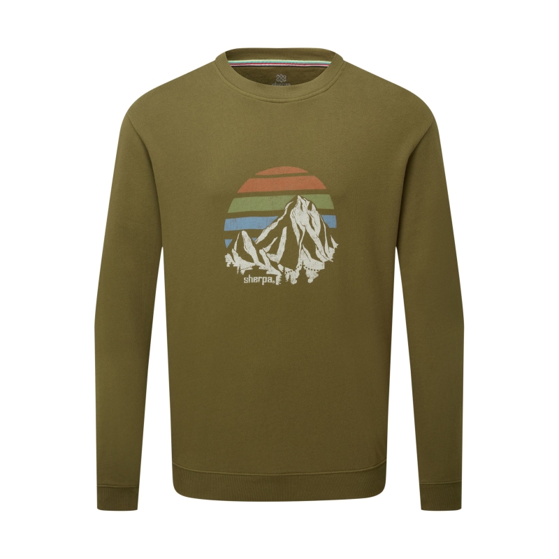 Sherpa Pokhara Sunset Crew Moss