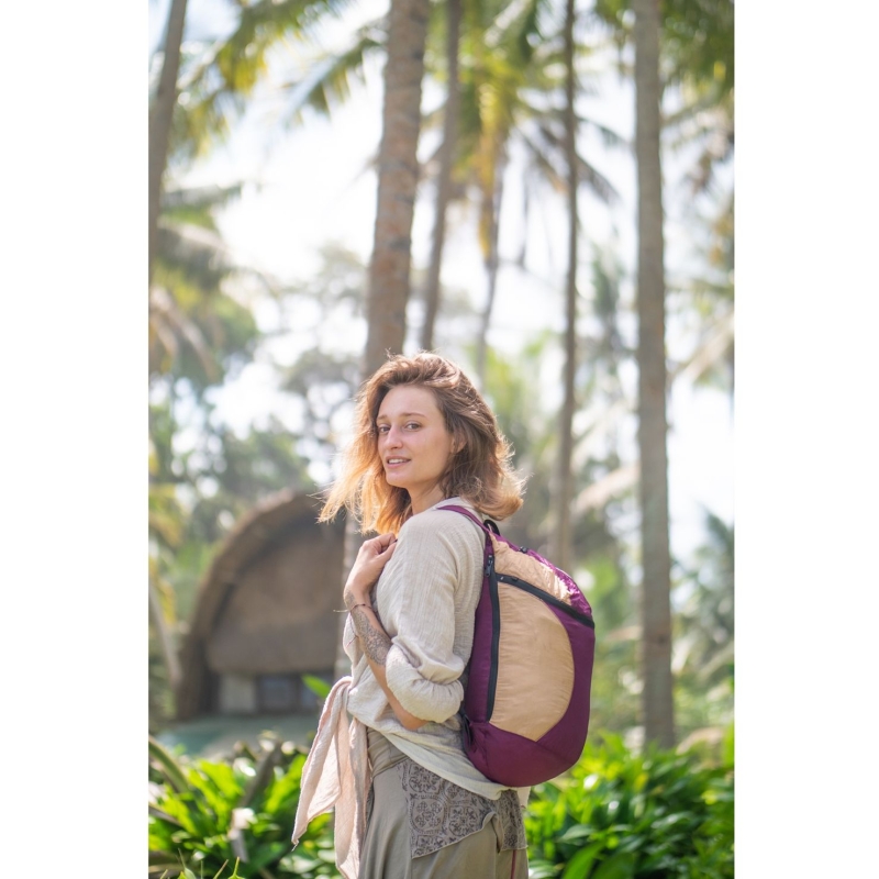 Ticket to the Moon Mini Backpack Plum / Hazelnut