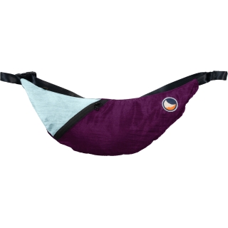 Ticket to the Moon Upcycled Sling Bag Plum / Cloud
