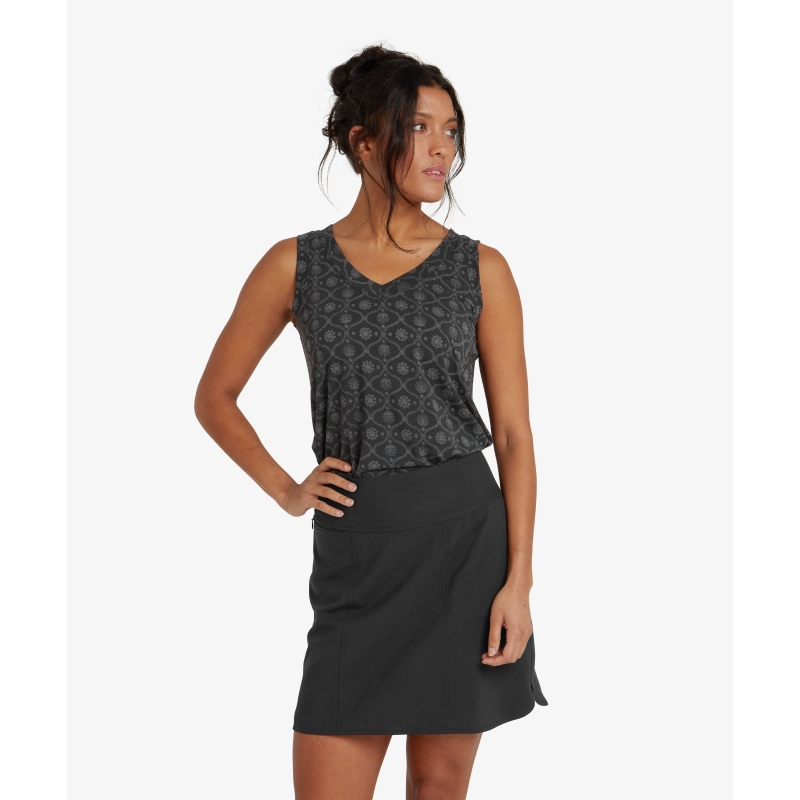 Sherpa Neha V-Neck Tank Women's Black Sublime