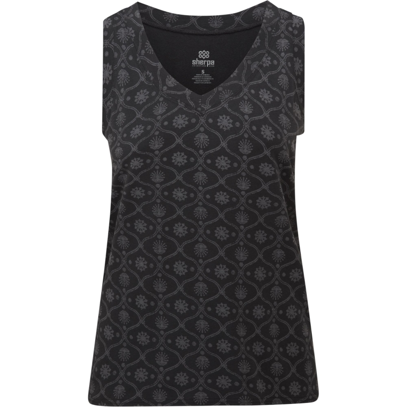 Sherpa Neha V-Neck Tank Women's Black Sublime