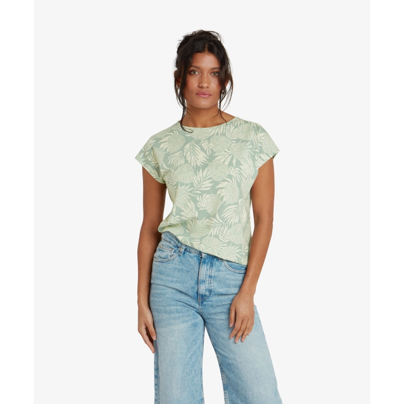 Sherpa Neha Tee Women's Celery Bhodi Leaf