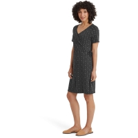 Sherpa Neha Faux Wrap Dress Women's Black Sublime