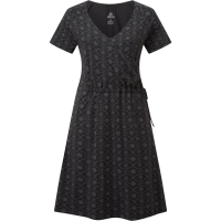 Sherpa Neha Faux Wrap Dress Women's Black Sublime
