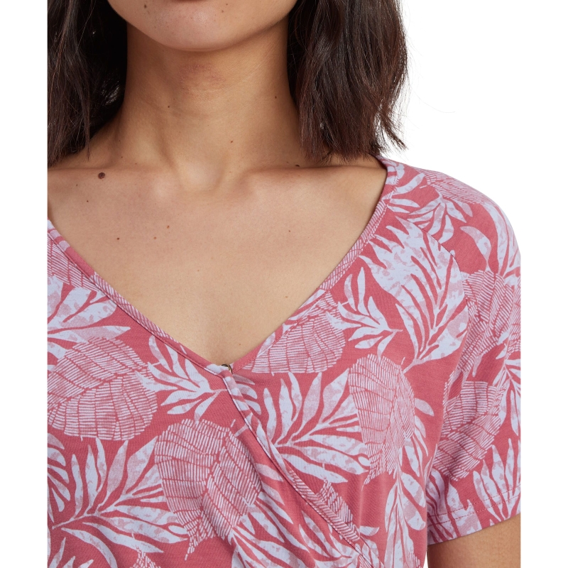 Sherpa Neha Faux Wrap Dress Women's Rosie Bhodi Leaf