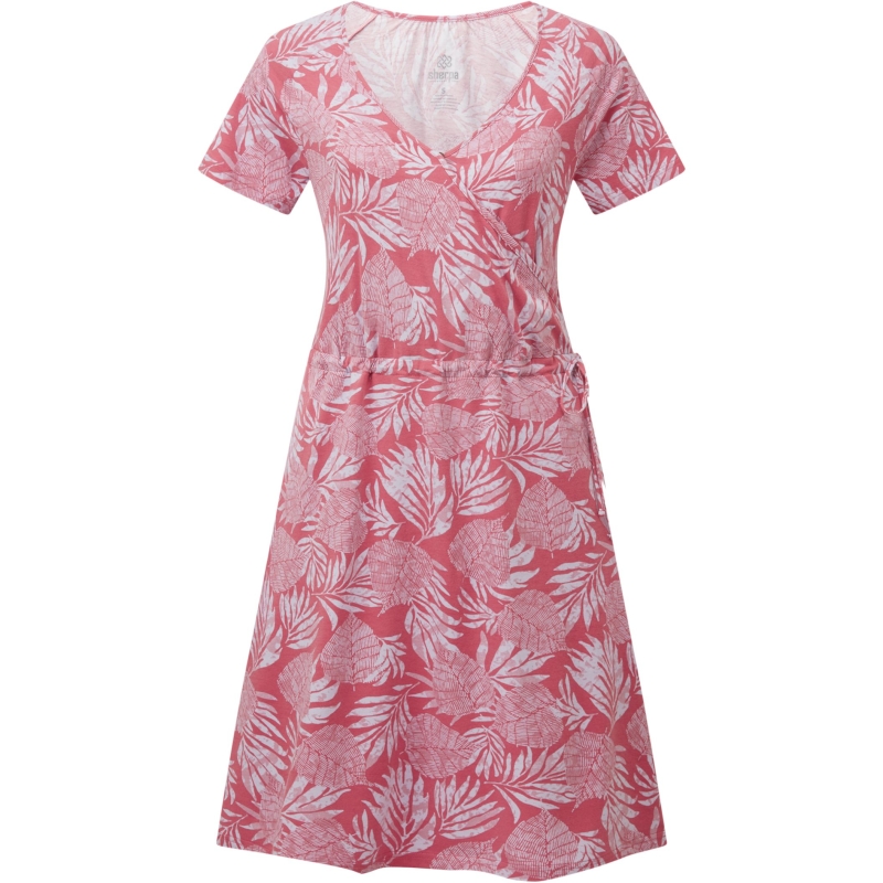 Sherpa Neha Faux Wrap Dress Women's Rosie Bhodi Leaf