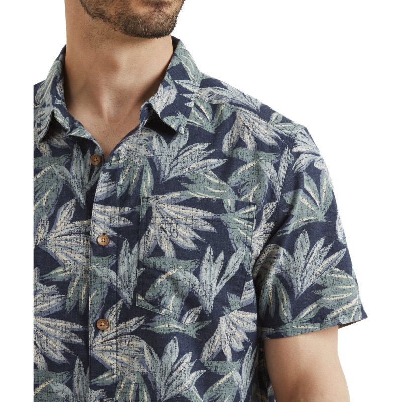 Sherpa Havai SS Shirt Rathee Blue