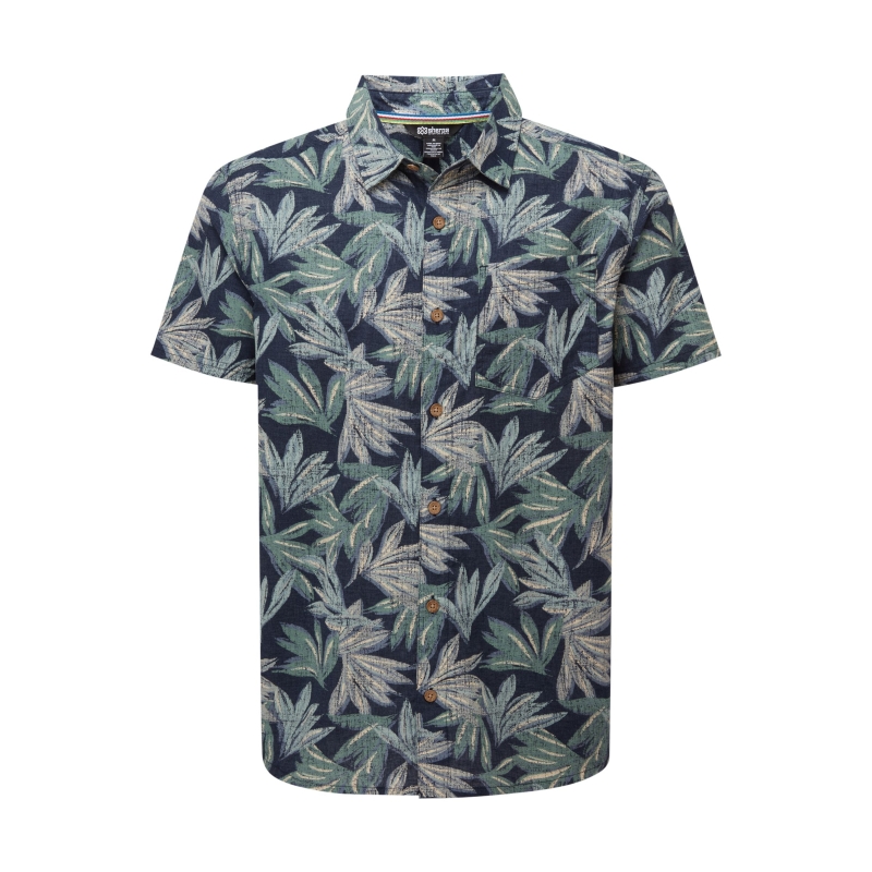 Sherpa Havai SS Shirt Rathee Blue