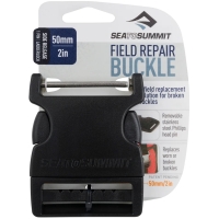 Sea to Summit Steek Gesp, 1 Pin, 50mm, Field Repair Buckle Black