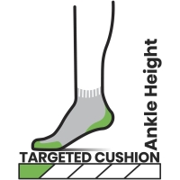 Smartwool Hike Targeted Cushion Ankle Socks Hike Light Gray