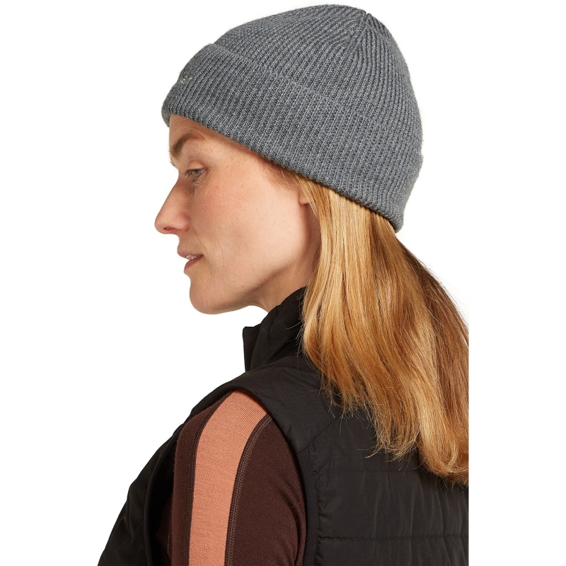 Icebreaker Merino All Day Toque Beanie Gritstone Heather