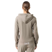 Super Natural Solution Hoodie Women's Vintage Khaki Melange