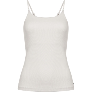 Super Natural Flexy Top Women's White Stone