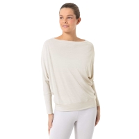 Super Natural Kula Top Women's White Stone Melange
