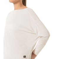 Super Natural Kula Top Women's White Stone Melange