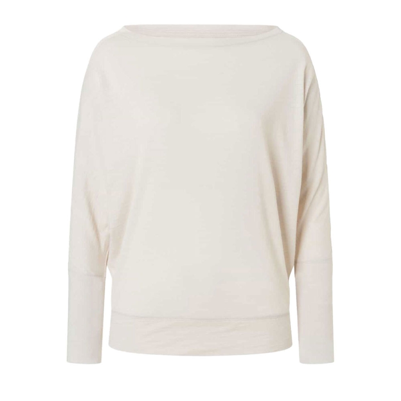 Super Natural Kula Top Women's White Stone Melange