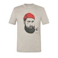 Super Natural Sailor Tee Vintage Khaki Melange/Black In