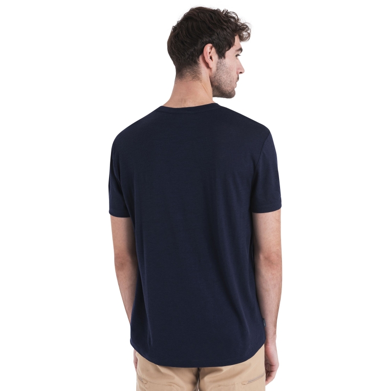 Icebreaker Mer 150 Tech Lite III SS Tee Midnight Navy