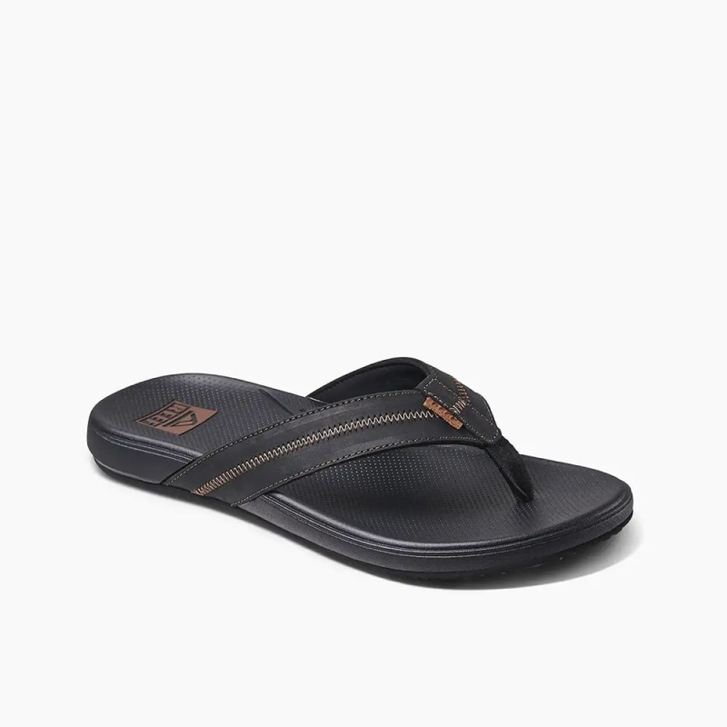 Reef Cushion Phantom 2.0 Leather Black/Coffee