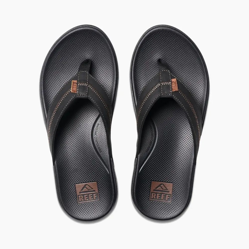 Reef Cushion Phantom 2.0 Leather Black/Coffee