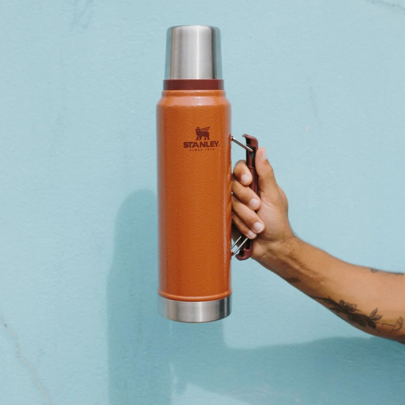 Stanley The Legendary Classic Bottle 1,0L Hammertone Clay
