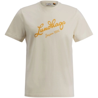 Lundhags Jarpen Logo T-shirt Chalk White
