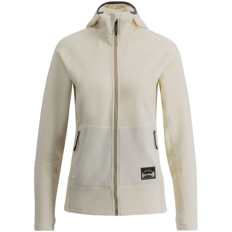 Lundhags Tived Merino Hoodie Women's Chalk White